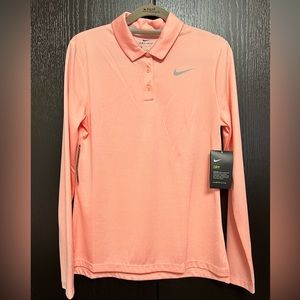 Women’s Nike Golf Tour Performance Dri-Fit Collared Long Sleeve (NWT)